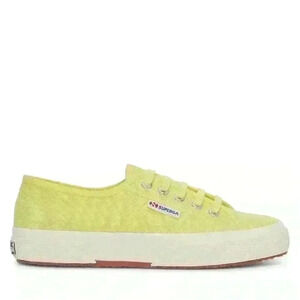 Superga 2750 COTU CLASSIC SUNNY LIME/F AVORIO size 7.5